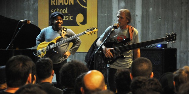 Visiting artists at Rimon, bass legends Victor Wooten and Steve Bailey ...